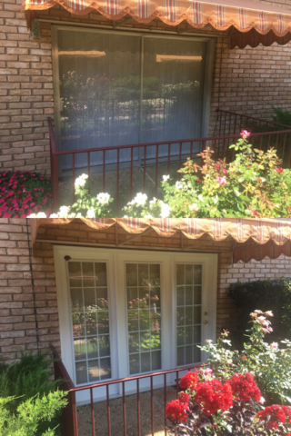 Before (top) and After(bottom) patio door replacement